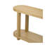 Table d'entrée moderne en placage de frêne minimaliste avec conception de bureau simplifiée, adaptée aux salles d'étude, aux entrées, aux couloirs, aux salons et aux foyers