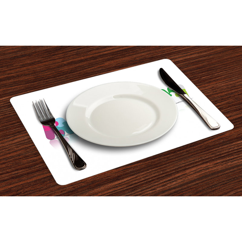 Polyester Patterned Rectangle Placemat