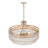 Pivot 4 - Light Dimmable Drum Chandelier