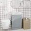 Meuble-lavabo 18,6 po avec lavabo, meuble-lavabo avec tablette à deux niveaux, orientation gauche ou droite, gris