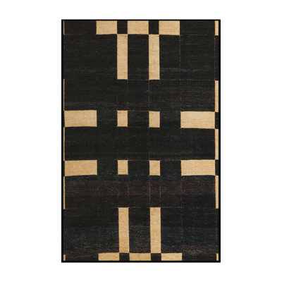 Tapis décoratif multicolore à motif abstrait