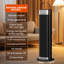 1500W Oscillation Space Heater with Remote & Touch Control, Thermostat, 12H Timer, Overheat & Tip-Over Protection
