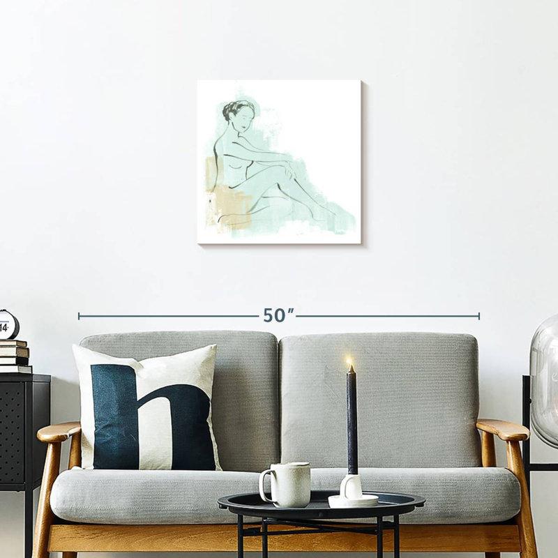 Leisha Colorblock Figure III, 20" H x 20" W