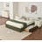 Upholstered Platform Storage Bed with Drawers-661587841-648440124