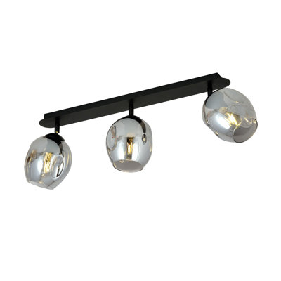 Golliday Glass Semi Flush Mount