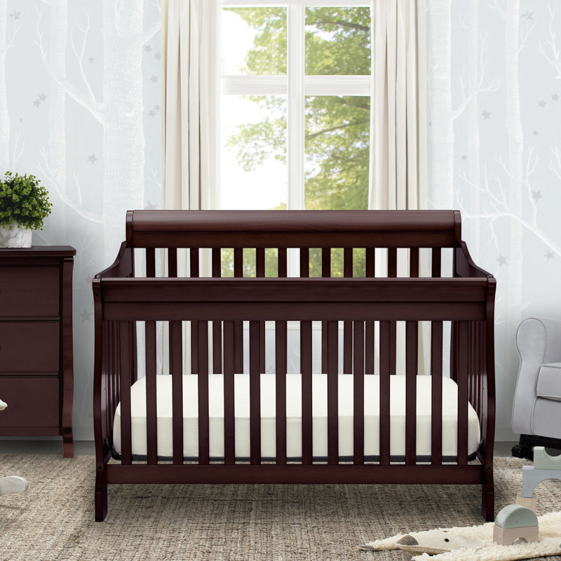 Canton 6-in-1 Convertible Crib, Espresso Cherry