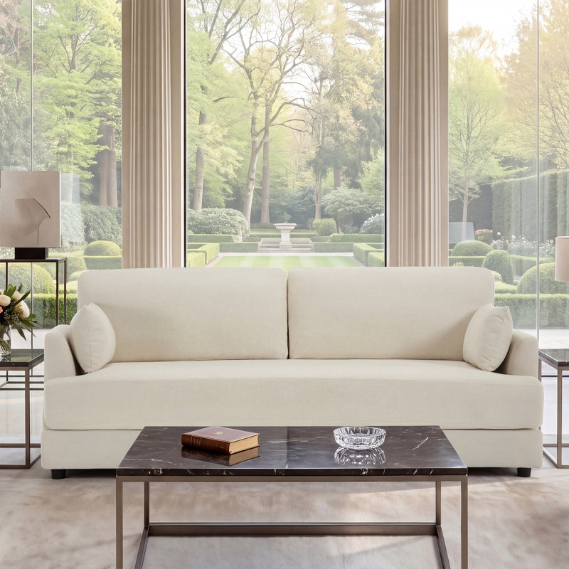 Canapé 84 po, Beige