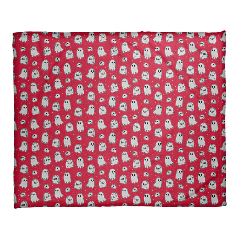Couverture polaire Katelyn Elizabeth, l 52,5 po x L 62,5 po, Rouge