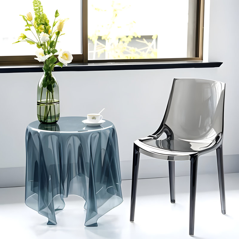 Fully Assembled Acrylic End Table