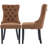 Almerinda Tufted Flax Upholstered Back Dining Chair-533324189-533324190