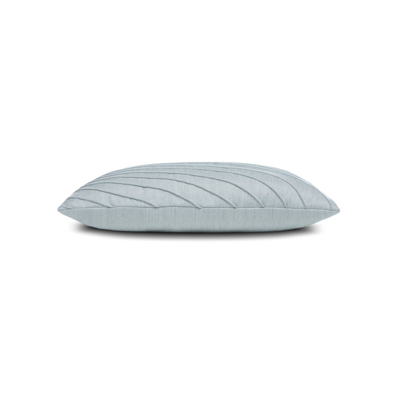 Tidal Lumbar Outdoor Rectangular Sunbrella® Pillow Cover & Insert, Glacier
