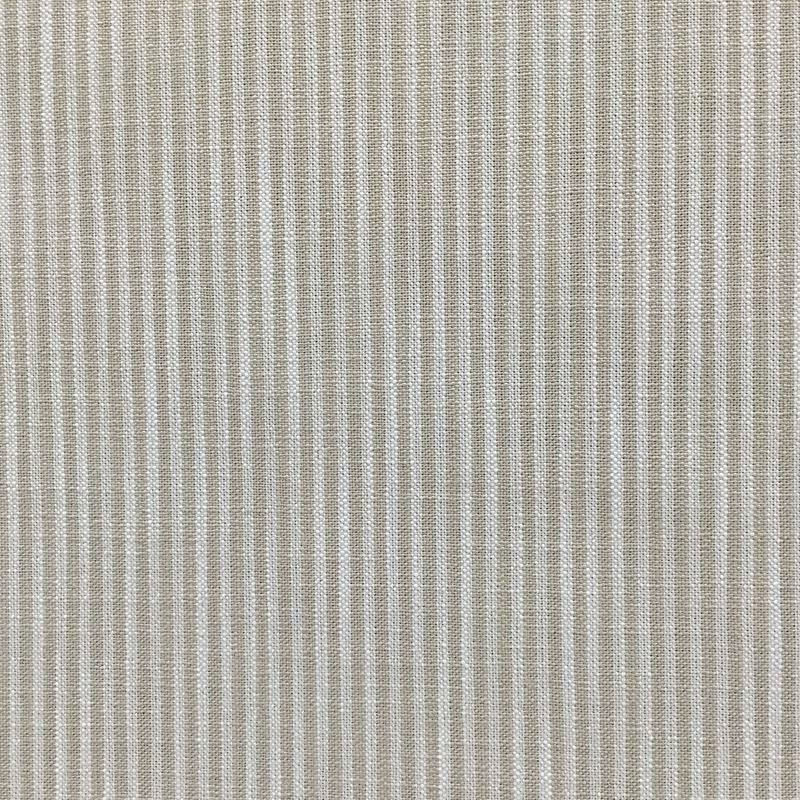 Striped Linen Blend Fabric, Beige