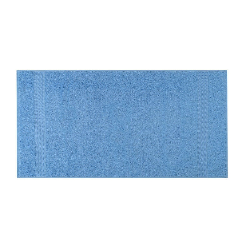 Essuie-mains de qualité supérieure 100% coton, 19,7 po x 35,4 po | 500 g / m², ultra-absorbant et doux | Lavable à la machine à 104 ° F | Couleur bleue élégante | Parfait pour la salle de bain, le spa et la cuisine, confort luxueux