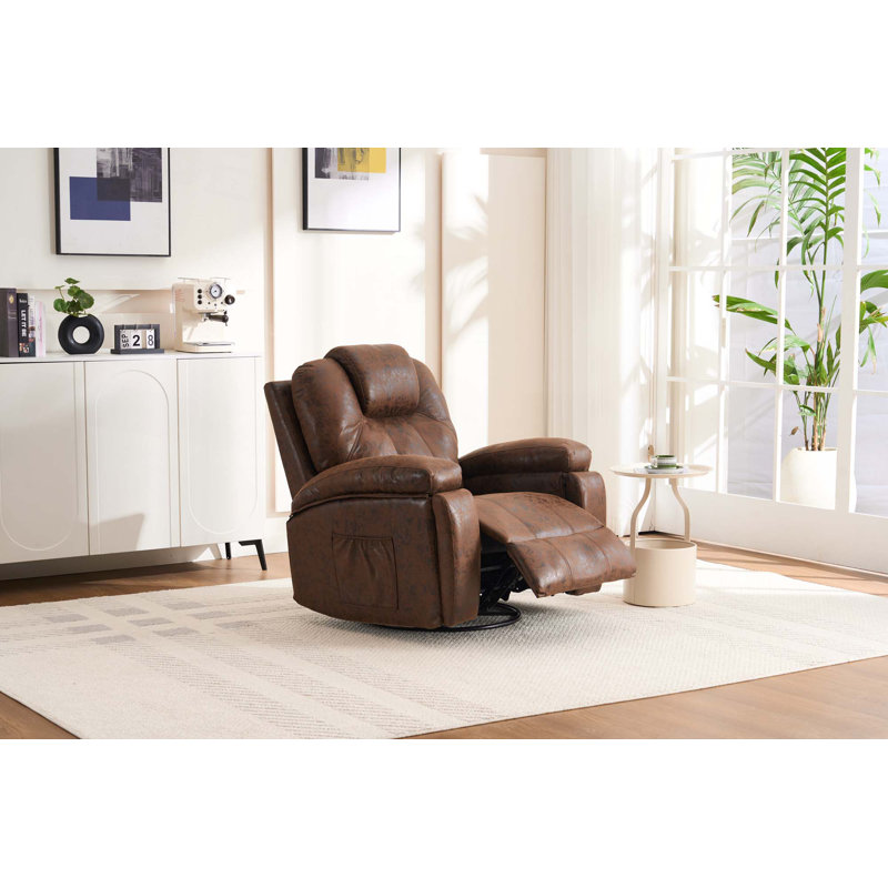 Fauteuil surdimensionné simple avec canapé et poches latérales pour le salon, la chambre à coucher et le salon