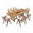 86.61 Inch Rectangular Dining Table