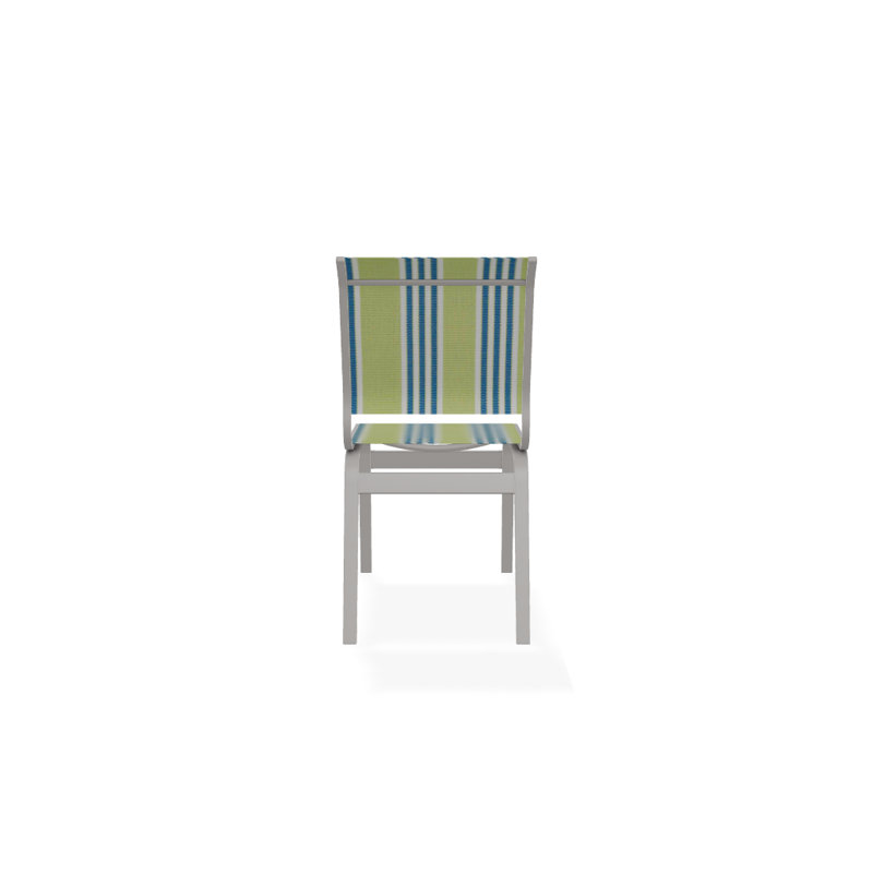 Chaise d'appoint de salle à manger Hiraku, Gris chaleureux texturé, Lime