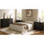 Ensemble de chambre à coucher 3 pièces, commode 8 tiroirs et table de chevet 3 tiroirs cadastrés-129878797