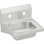 Lavabo à main suspendu en acier inoxydable à cuve simple 16-3 / 4 po x 15-1 / 2 po x 13 po Elkay