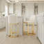 Ensemble de 2 tabourets de bar modernes - sièges rembourrés confortables, base antidérapante, assemblage facile-511093217