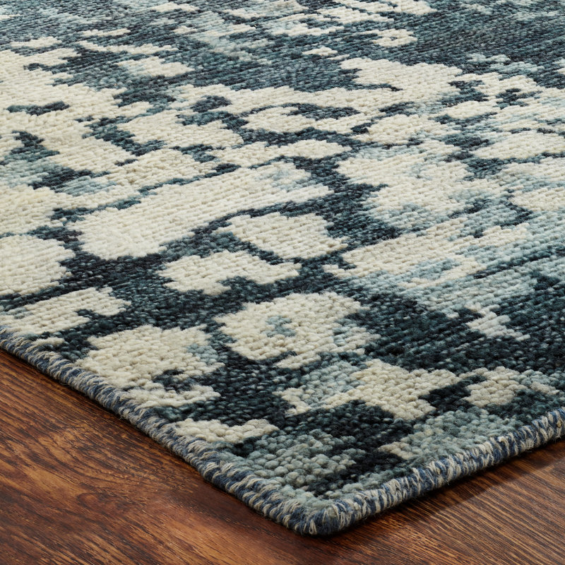 Champlin Wool Abstract Area Rug, Rectangle 8' x 10'