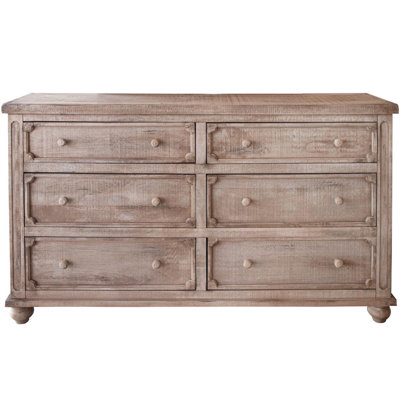 Commode 6 tiroirs Aruba Natural