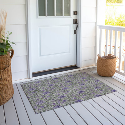 Tapis intérieur / extérieur Fentress avec envers antidérapant