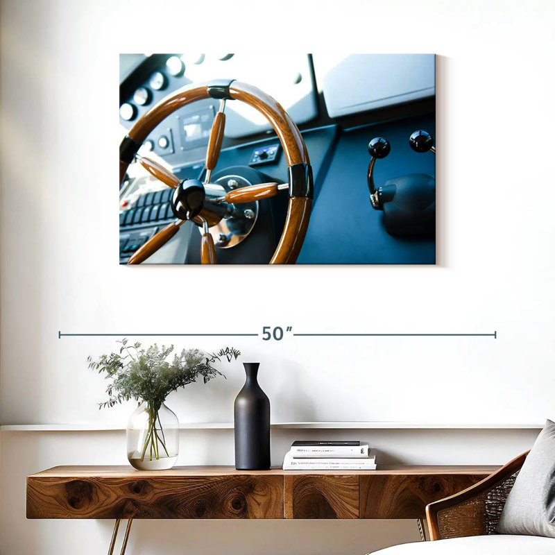 Mehar Luxury Yacht Helm, 24" H x 36" W