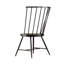 Chaise d'appoint en métal à dossier à lattes Kennamer-2118183481