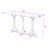 Graceful Console Table with Curvedwood Legs – Elegant Design, Durable Build-868491378
