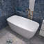 59'' x 29''  Freestanding Acrylic Soaking Bathtub in White
