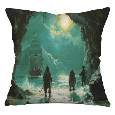 Coussin Pirate Cove, coussins en sergé de coton Adventure