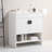 29.9'' Single Bathroom Vanity with Ceramic Top-92615165