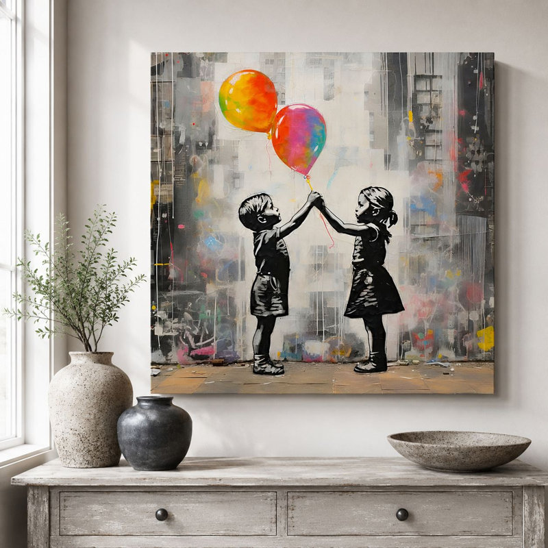 Peinture décorative sur toile