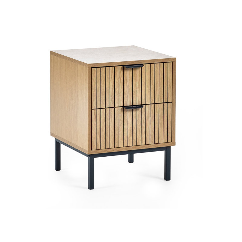 Edison 40cm W Manufactured Wood Bedside Table