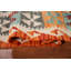 Tapis oriental multicolore en laine Kilim 4 x 6