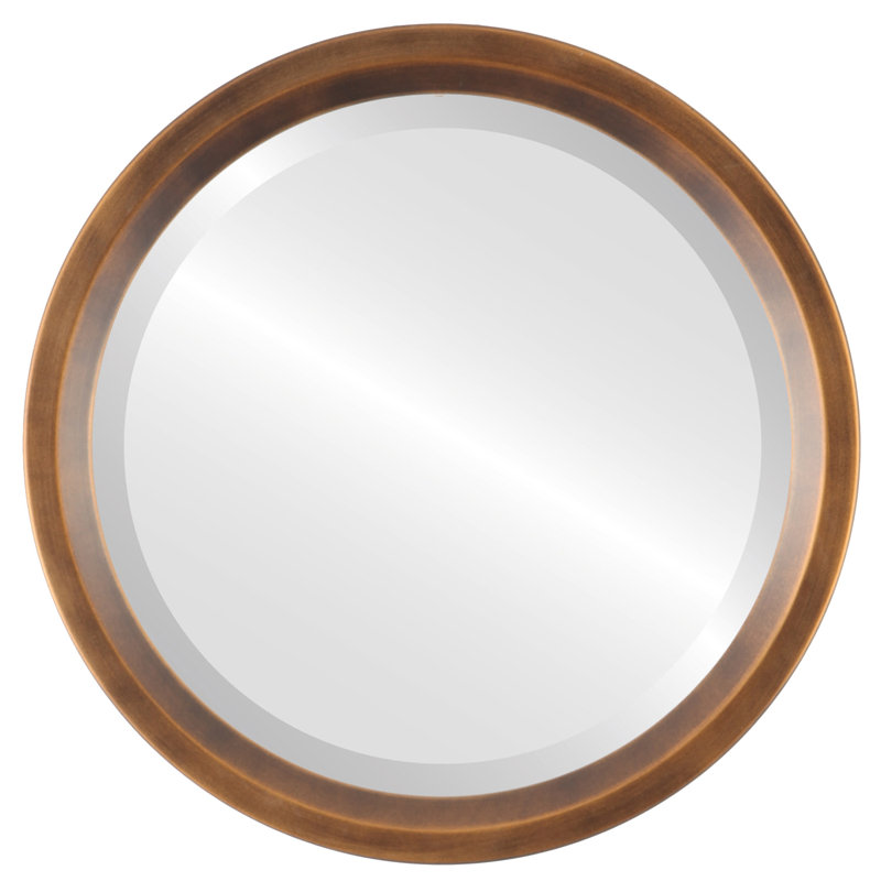 Meigs Mirror, 26" H x 26" W, Sunset Gold