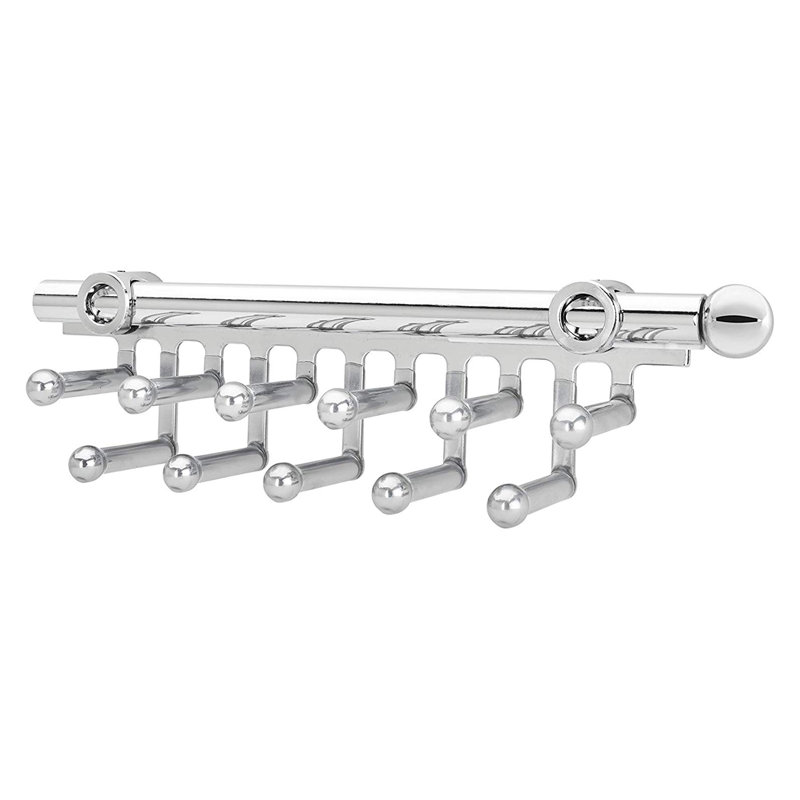 Rev-A-Shelf Closet Rod, Pull Out Organizer, Chrome