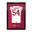 NFL-PA Buffalo Bills Keon Coleman 00 27 po x 39 po imprimé jersey blanc encadré-136267185