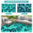 Botho Waterproof Insect Indoor/Outdoor Green 6X9 Area Rugs -Reversible/Lightweight Patio Deck Rug Portable Carpet for Backyard Camping Rv-255664523