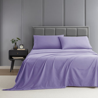 1800 Series Double-Brushed Microfiber Hypoallergenic Sheet Set