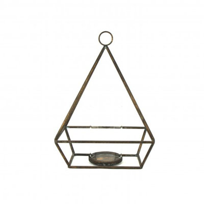 15.6'' H Metal Wall Tealight Holder