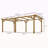Stable Pergola,Outdoor Gazebo Grape Trellis