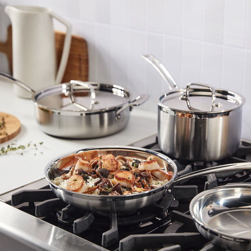 MultiClad 10-Piece Stainless Steel Cookware Set MultiClad 10-Piece Stainless Steel Cookware Set