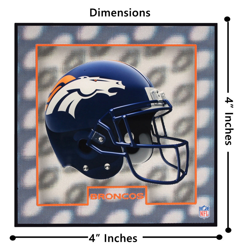 Sous-verre Denver Broncos Helmet