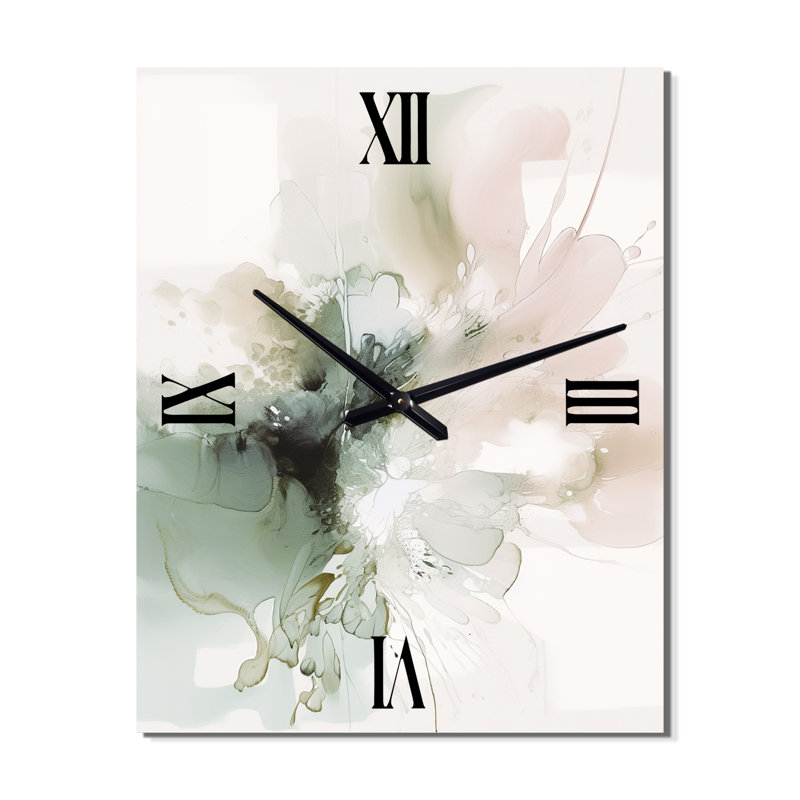 Iryana - Horloge murale moderne abstraite, H 32 po x l 24 po