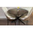 Round Dining Table Set, Small Kitchen Table and Chairs Set 36 inch Modern Metal Cross Base Dinner Table-747188334