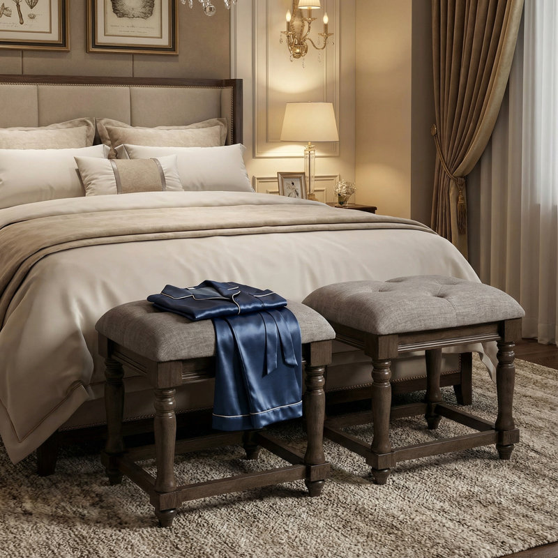 Devell Upholstered Ottoman