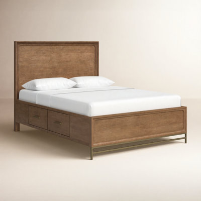 Mapleton Storage Oak Bed