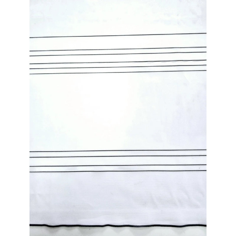Floral Ruffled Cafe Curtain, 102cm W x 300cm L