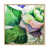 Toile naturelle avec cadre flottant